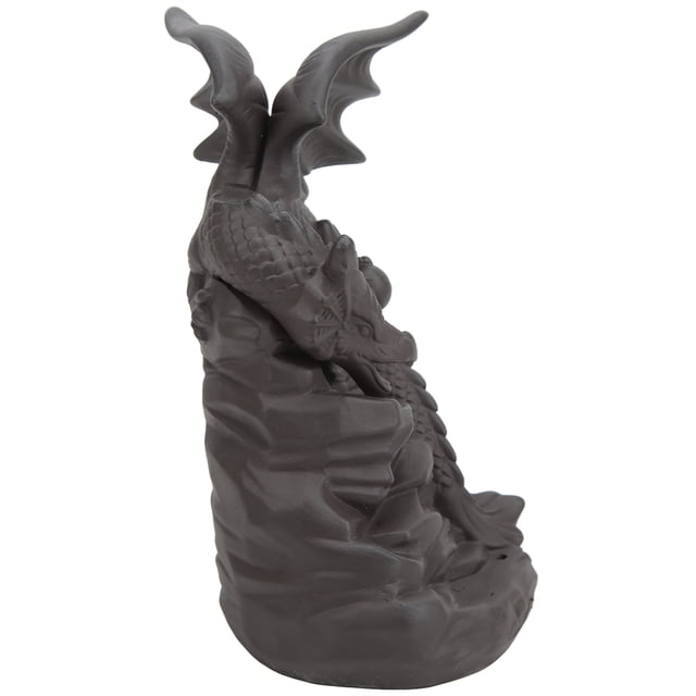 Quemador De Incienso En Forma De Cascada Con Forma De Dragón - Quemador De Incienso Invertido Con Dragón Alado De Alabastro Sala De Yoga Adorno Decorativo En Cascada Quemador De Incienso En Forma De