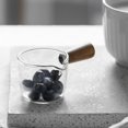 thumbnail image 1 of Olla de Vidrio para , de Limpiar, Utensilios de Cocina Pulidos a Mano con Mango de Madera, Microondas, Lavavajillas, Resistente para Cocina 50ml Baoblaze mini ollas de leche, 1 of 7