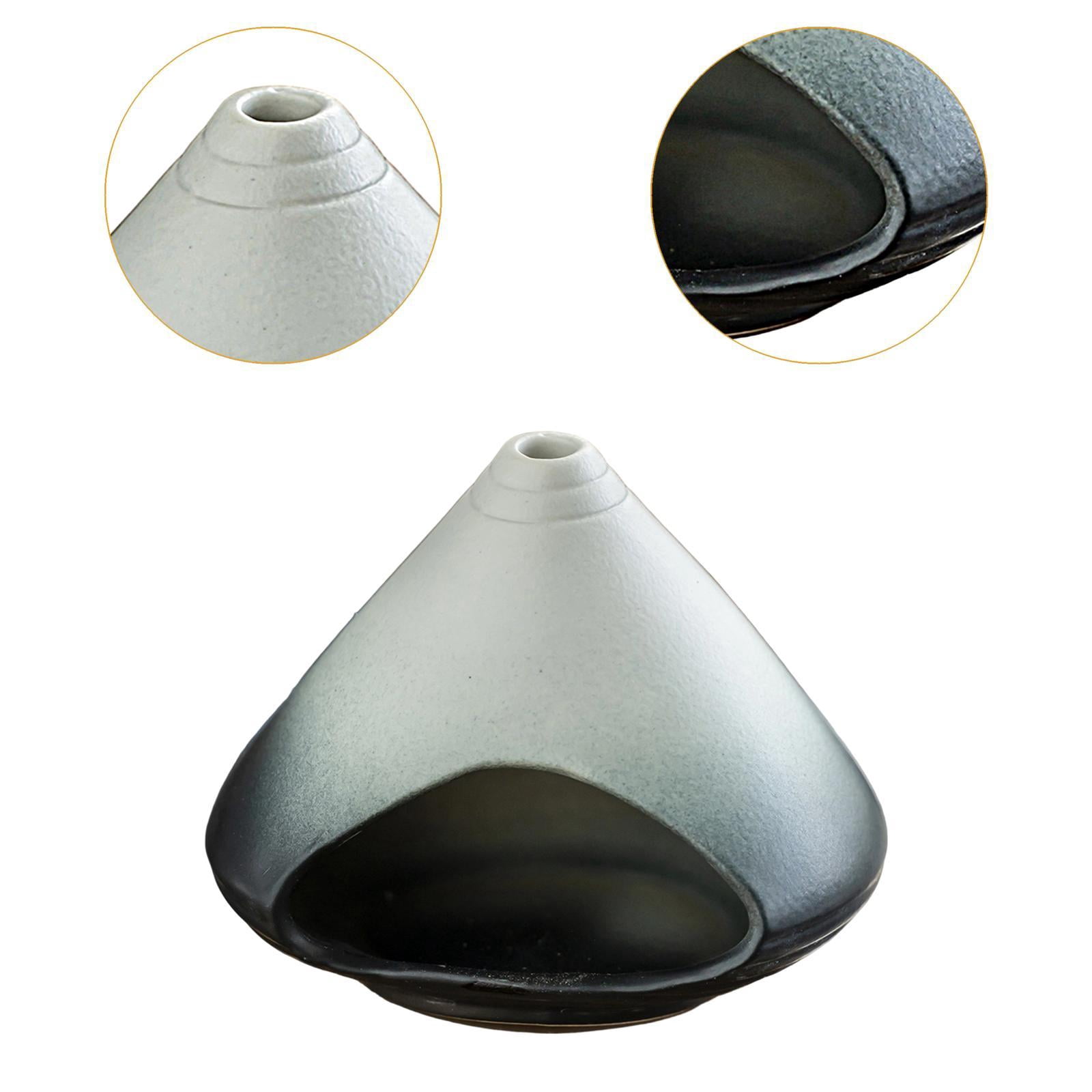 Incense Holder Palo Santo Holder Ceramic Tray Heat Resistant Desk Ornament for Home Yoga Living Room