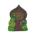 thumbnail image 2 of Ceimmolca 1PCS Fairy Tale Door 12cm Fairy Tale Tree Door Stump Decoration With Hook Realistic Resin Crafts Used To Create Magical Decoration For Fairy Tale Garden, 2 of 7