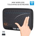 thumbnail image 2 of Mini teclado inalámbrico de 2,4 GHz con panel táctil, panel táctil de control multitáctil completo, 2 of 10