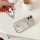 thumbnail image 2 of For iPhone 16 Case Rhinestone Decor Butterfly Mirror Surface Phone Cover with Strap, 2 of 5