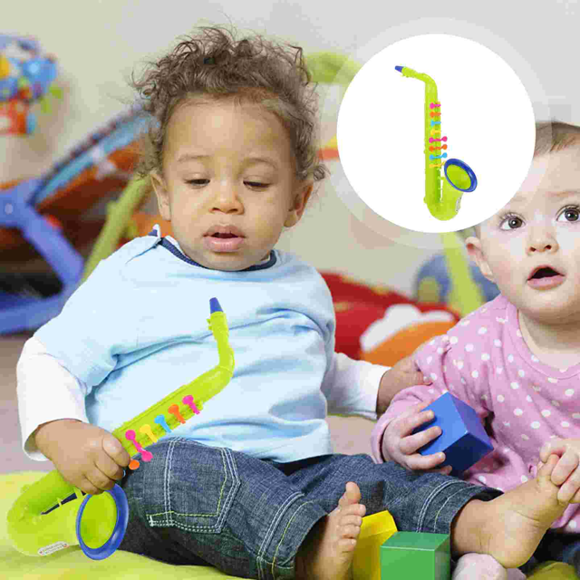 Instrument de Musique Simulé Jouets pour Bébé Instrument Éducatif Jouet Portable pour Filles Enfants Accessoire de Fête Shax