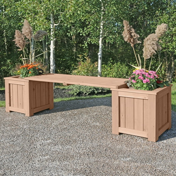 Yardistry Planter Bench
