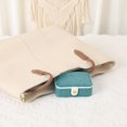 thumbnail image 5 of Unique Bargains Portable Mini Faux Leather Organizer Jewelry Box with Button Blue, 5 of 7