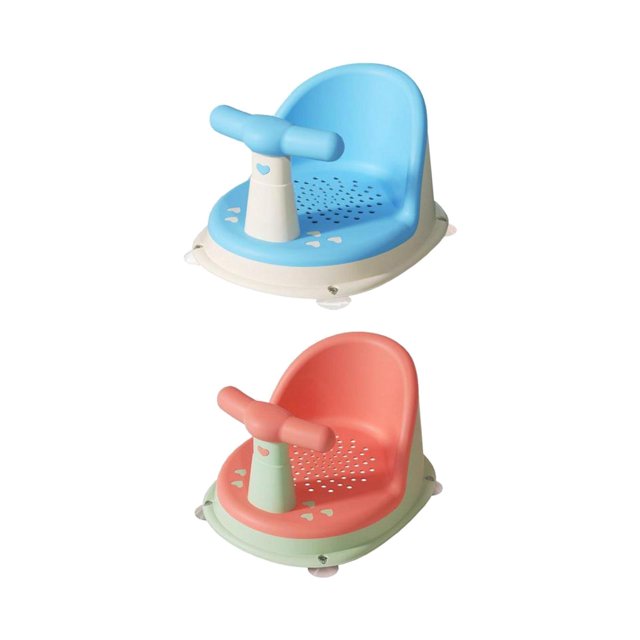 2 uds ventosas asiento de baño asiento de bañera asiento de baño con mango desmontable para , bebés, niñas, pequeños y verde Sunnimix Asiento de baño