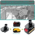 thumbnail image 5 of DM18GL Battery Adapter for Milwaukee For Dewalt 18V Convert for Craftsman 19.2V, 5 of 20
