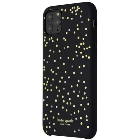Kate Spade Soft Touch Case for iPhone 11 Pro Max (6.5-inch) Black Disco Dot