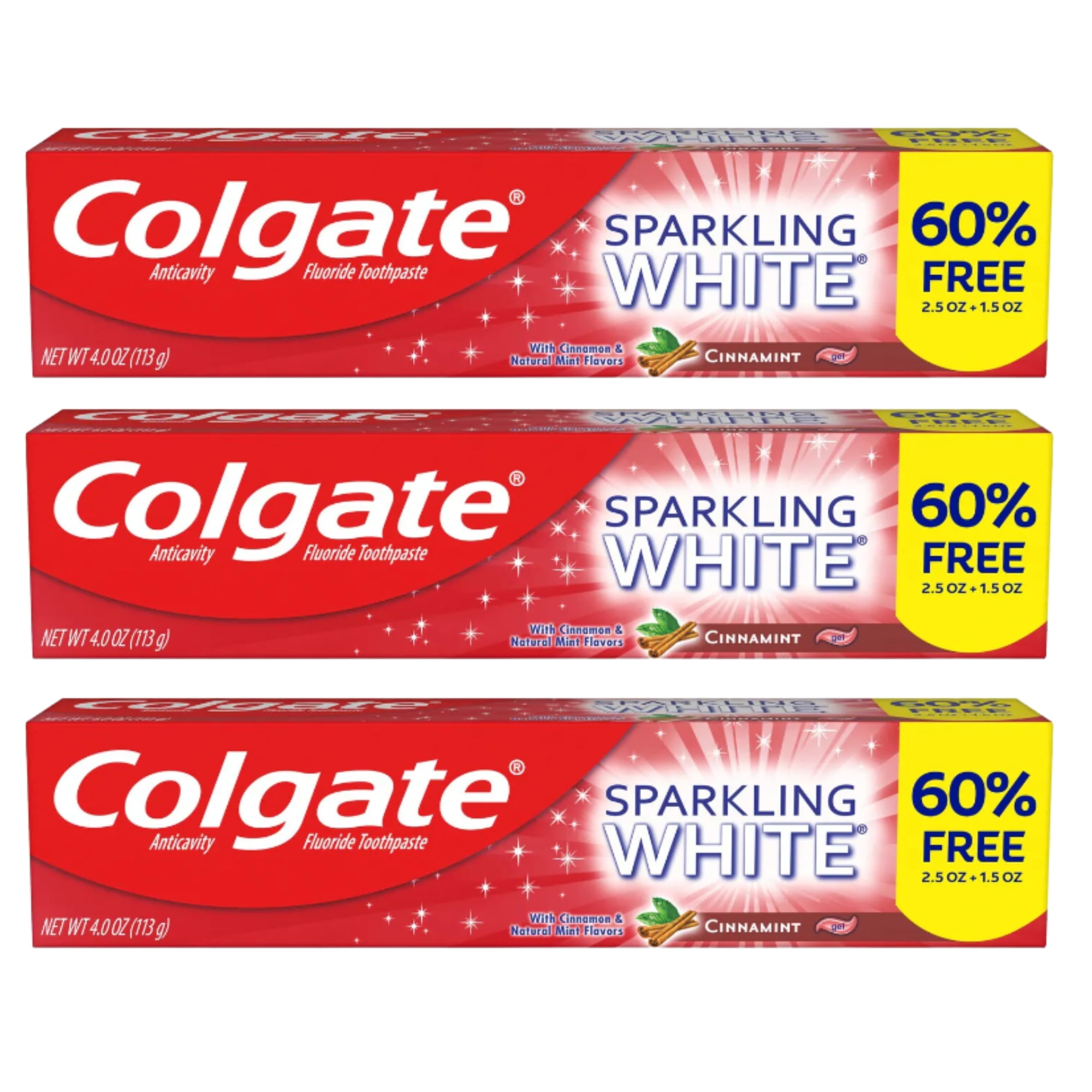 Colgate Cinnamint Fluoride Toothpaste with Cinnamon & Natural Mint