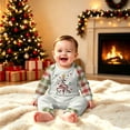 thumbnail image 2 of Lvotionpl 2026 Family Christmas Pajamas Matching Sets, Matching Family Christmas Pjs Long Sleeve Top & Pants Set Matching Holiday Family Pajama Xmas Sets, 2 of 5