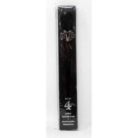 Kat Von D Number 4 Powder Highlight Brush Black 1 Count (Pack of 5)