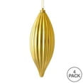 thumbnail image 2 of Vickerman M183208S 8 in. Gold Shiny Line Finial Ornament  4 per Bag, 2 of 3