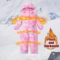 thumbnail image 2 of guisaled Snow Suits for Kids One Piece Waterproof Windproof Ski Suits Girls Boys Winter Outdoor Snowboard Warm Coveralls Romper Snowsuit, 2 of 9