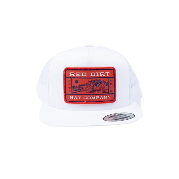 Red Dirt Hat Company Red Dirt Mens Mesa White Cap
