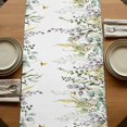 thumbnail image 5 of Table Runners 70 Inches Long Dress Scarves, Eucalyptus Farmhouse Coffee/Dining/Kitchen Table Decor, Holiday Table Runner, Sage Green Botanical Weeping Leaf 13x70 Inch, 5 of 9