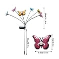thumbnail image 3 of SLYNSHome Solar Flower Garden Lights Decorative,Waterproof Butterfly Flower Light Yard Ground Light Firefly Lights for Outside Pathway,Gift for Mother, 3 of 8