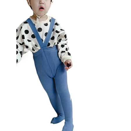 

Loalirando Infant Kids Baby Girls Boys Suspender Pantyhose Autumn Cute High Waist Breathable Bandage Overall Leggings