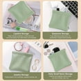 thumbnail image 4 of Snap Closure Pouch, 4PCS Personalized Snap Closure Leather Organizer Pouch, 4 of 7