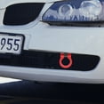 thumbnail image 3 of Miangastore Car Modified Trailer Hook for Car Dedicated Front Bumper Trailer Hook Towing Hook Racing Trailer Ring for F55/F56/R60/R61 (Red), 3 of 8