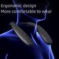thumbnail image 3 of VANPEUSO Altavoces con banda para el cuello: micrófono incorporado, tiempo de reproducción de 12 horas, carga rápida tipo C, altavoz inalámbrico para el cuello, sonido estéreo 3D para el hogar y el ai, 3 of 5