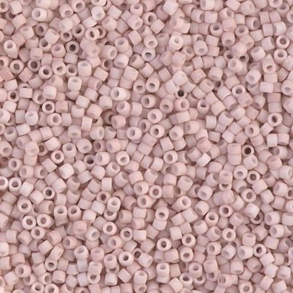 Miyuki Delica Seed Beads DB1515 11/0 Opaque Pink Champagne Matte 7.2 Grams