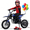 Blue, variant on Gas Dirt Bike,50cc 4-Stroke Gas Powered Mini Bike for Adults & Teens,with Disc Brakes&Suspensions,Up to 25 Mph