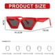 thumbnail image 2 of Gafas de sol personalizadas con forma de diamante, gafas de sol estilo ojo de gato con montura gruesa, hechas de PC y HD, 2 of 6
