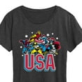thumbnail image 3 of Marvel - USA - Women's Short Sleeve Graphic T-Shirt, 3 of 5