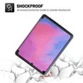 thumbnail image 4 of Slim Tri-Fold Case for 9.7 inch iPad 6th Gen/iPad 5th Gen/iPad Air 2/iPad Air 1st Gen, Dteck Microfiber Inner Smart Cover Auto Wake/Sleep & Pencil Holder,03# Purple Rose, 4 of 5