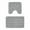 Grey, variant on Shower Mat Non Slip Bathroom Water Absorbing Door Mat Convenient Machine Wash Lightweight Fabric Water Absorption Non Slip Floor Mat Bathroom Floor Mat