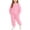 Pink, variant on OGLCCG Girls Sweatsuit Set 2 Piece Long Sleeve Sweatshirt and Sweatpants for Kids Fall Athletic Tracksuit Fleece Jogger Set,Size 6,Purple