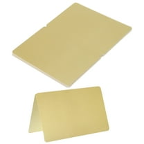 Uxcell 20Pack Table Place Cards, Printable Place Name Cards for Table Setting Wedding Dinner Parties Events, Pearl Gold