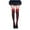 Black, variant on Mikilon Ladies' Festival Party Socks Halloween High Knee Makeup Socks Winter Striped Warm Socks