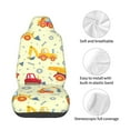 thumbnail image 4 of Daiia Heavy Equipment Printed Car Seat Cover - Waterproof & Sweatproof - Universal Fit, Machine Washable, Non-Slip - Seat Protector for Car, Truck, SUV, Van (1 Pack), 4 of 5