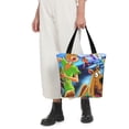 thumbnail image 4 of Lsque Scooby-Doo Pattern Beach Tote,Shoulder Handbag,Spacious Tote Bag,Lightweight Travel Bag,Versatile Shopping Bag, 4 of 6
