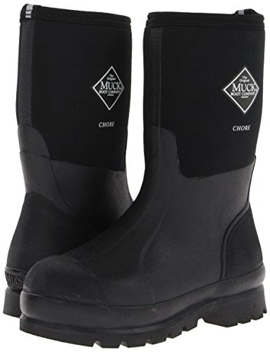 muck chore classic men's rubber work boots