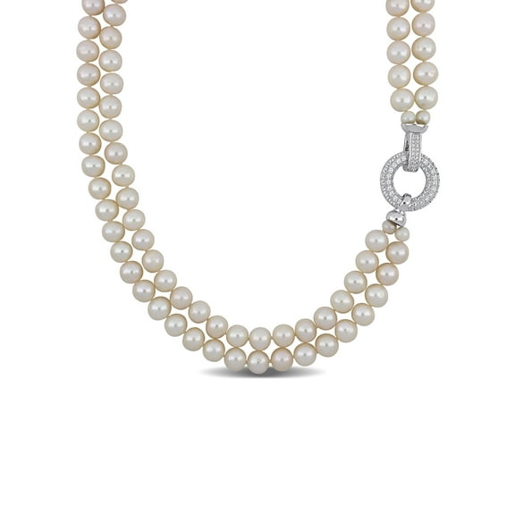 Everly Women's Cultured Pearl Sterling Silver Necklace