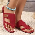 thumbnail image 5 of Willtoo Orthopedic Sandals for Women Arch Support Flat Wedge Sandals Breathable Non Slip Slip on Beach Slippers Comfortable 2026 New Orthopedic Shoes, 5 of 7