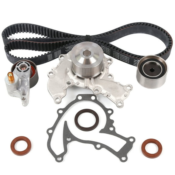 MOCA AUTOPARTS Timing Belt Kit with Water Pump Fit for 1993-1997 Isuzu Rodeo 3.2L & 1994-1997 Honda Passport 3.2L