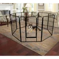 thumbnail image 1 of SHareconn High Quality Wholesale Cheap Best Large Indoor Metal Puppy Dog Run Fence / Iron Pet Dog Playpen for The House Folding Pet Gate Indoor with Extra Wide Dog Gate, 1 of 5
