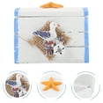 thumbnail image 4 of Jewelry Box Wooden Trinket Box Ring Storage Case Mediterranean Style Case Jewelry Organizer, 4 of 7