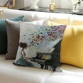 thumbnail image 3 of BANET Throw Pillow Cushion Cover, Grand Piano with Ornamental Swirls , Decorative Square Accent Pillow Case 18x18in, 3 of 5