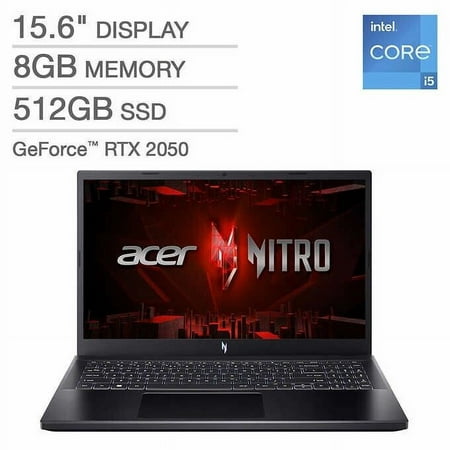 Acer Nitro V 15.6” Gaming Laptop – 13th Gen Intel Core i5-13420H Processor – 1080p – Windows 11 Notebook PC Computer
