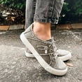 thumbnail image 4 of JENN ARDOR Women Low Top Canvas Sneakers Elastic Belt Walking Shoes, 4 of 6