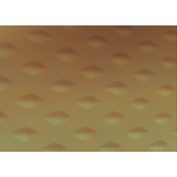 Ahgly Company Machine Washable Indoor Rectangle Transitional Mahogany Brown Area Rugs, 4' x 6'