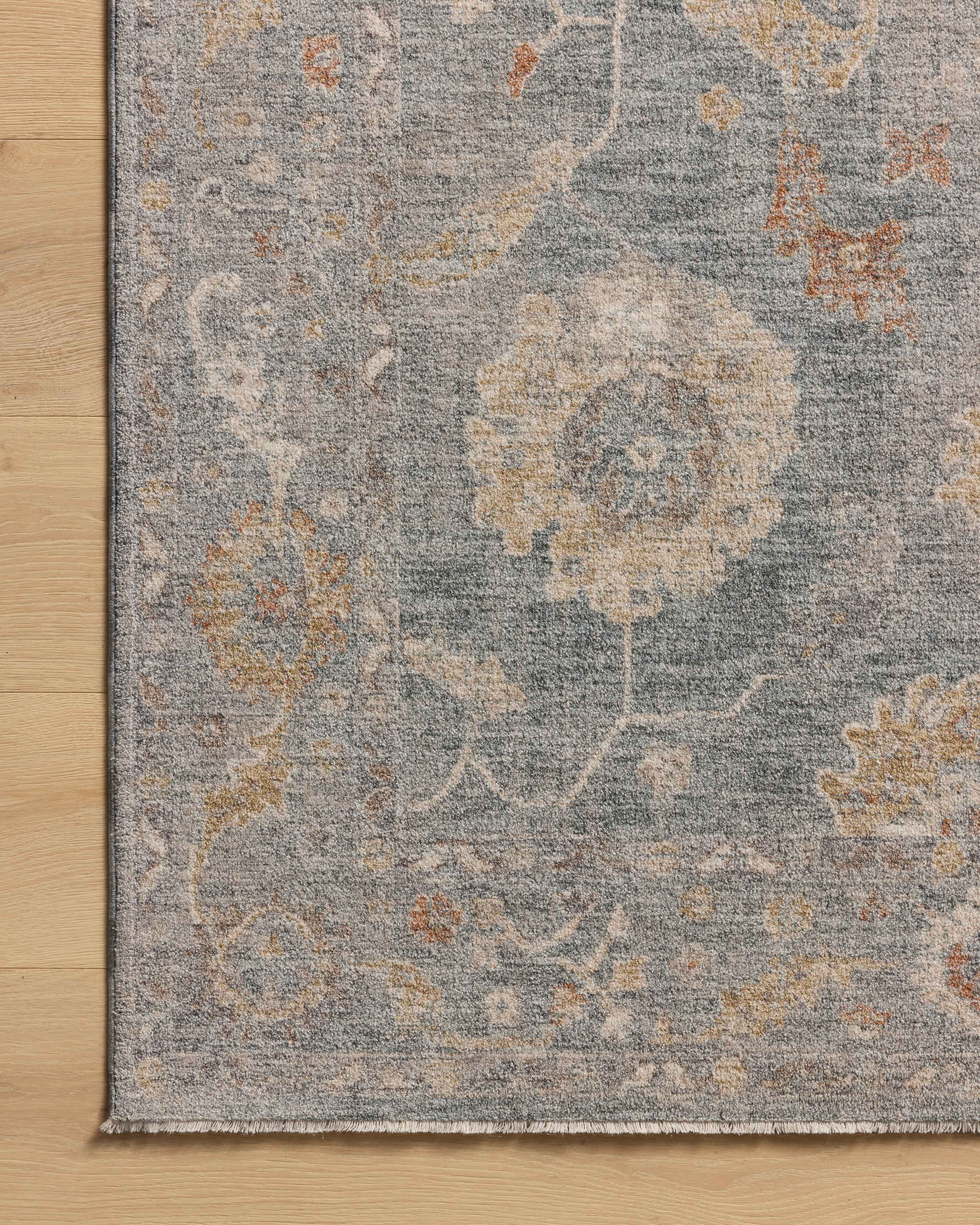Chris Loves Julia x Loloi Louisa Ocean / Sunset 18" x 18" Sample Rug
