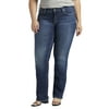 Silver Jeans Co. Plus Size Suki Mid Rise Slim Bootcut Jeans, Waist Sizes 12-24