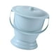 thumbnail image 4 of Escupidera con tapa, orinal, bacinilla portátil, inodoro de cabecera, cubo, orinal Azul, 4 of 9