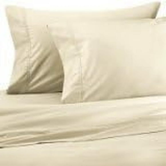 Elegant Comfort Luxury 4-Piece Bed Sheet Set - Luxury Bedding 1500 Thread Count Egyptian Quality - Wrinkle and Fade Resistant, Cool & Breathable, Easy Elastic Fitted, King, Cream