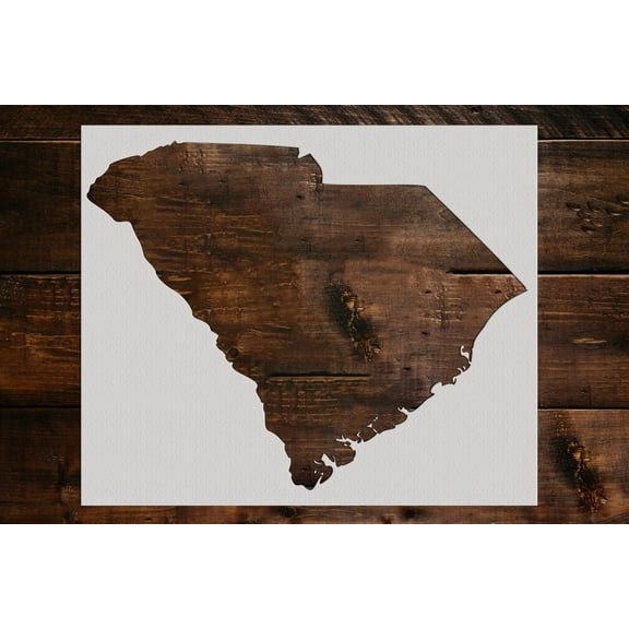 South Carolina State Stencil- Art and Wall Stencil (5"x6")